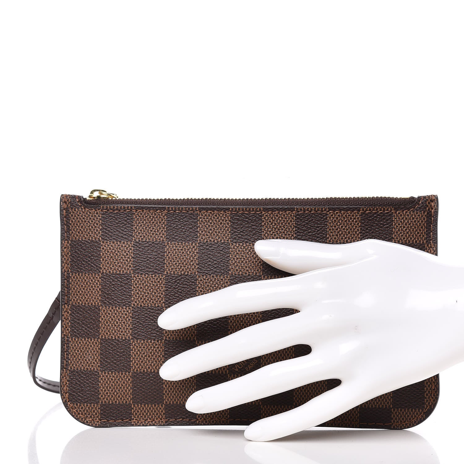 Louis Vuitton Damier Ebene Neverfull PM Pochette 2 of 7