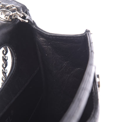 Chanel Lambskin Top Handle Logo Flap Black 18 of 18