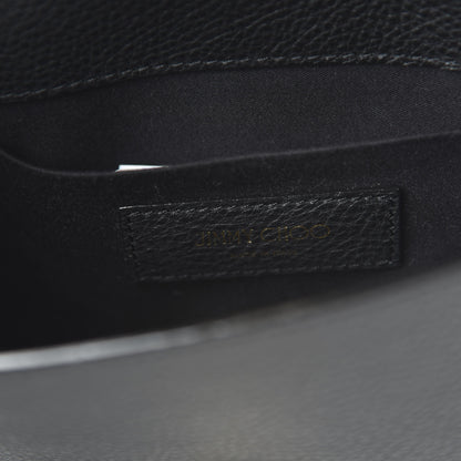 Jimmy Choo Grainy Pebbled Rebel Crossbody Bag Black 8 of 9