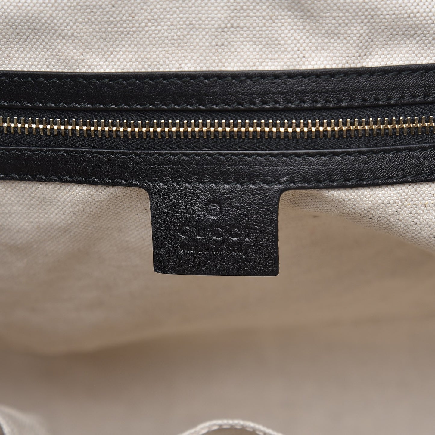Patent Microguccissima Medium Nice Tote Black
