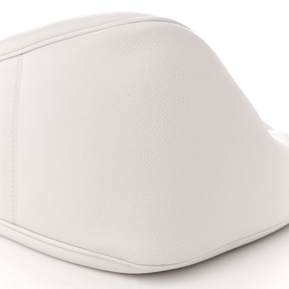 Versace Grained Calfskin La Medusa Bucket Bag Optical White 9 of 9