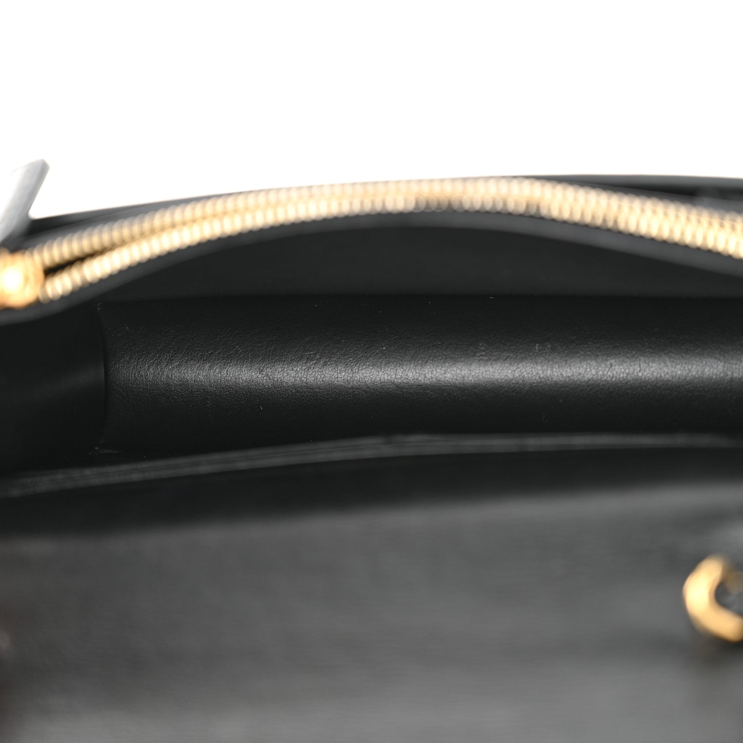 Calfskin Monogram Sunset Chain Wallet Black
