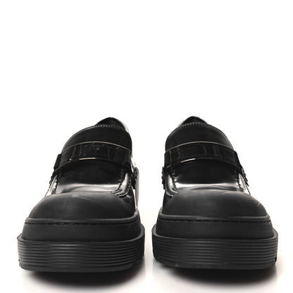 Christian Dior Brushed Calfskin Dior Code Lug Sole 15mm Loafers 36 Black 2 of 8