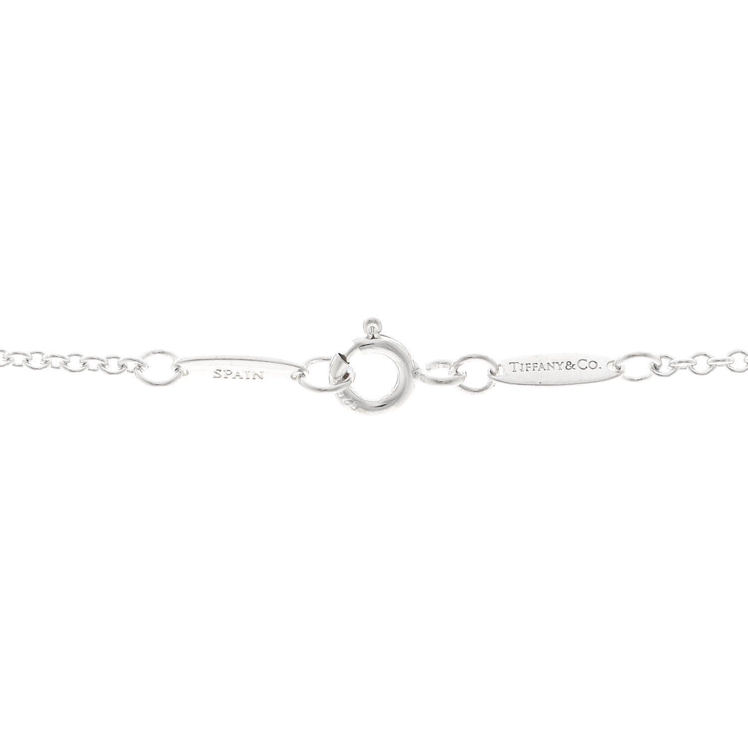 Tiffany Sterling Silver Elsa Peretti Double Open Heart Pendant Necklace 4 of 5