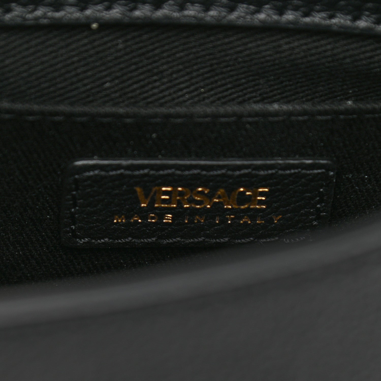 Versace Calfskin La Medusa Small Hobo Crossbody Black 6 of 8