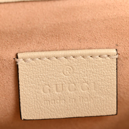 Gucci GG Supreme Monogram Calfskin Mini Padlock Flap Pocket Shoulder Bag Beige Mystic White Sun Oil 6 of 14