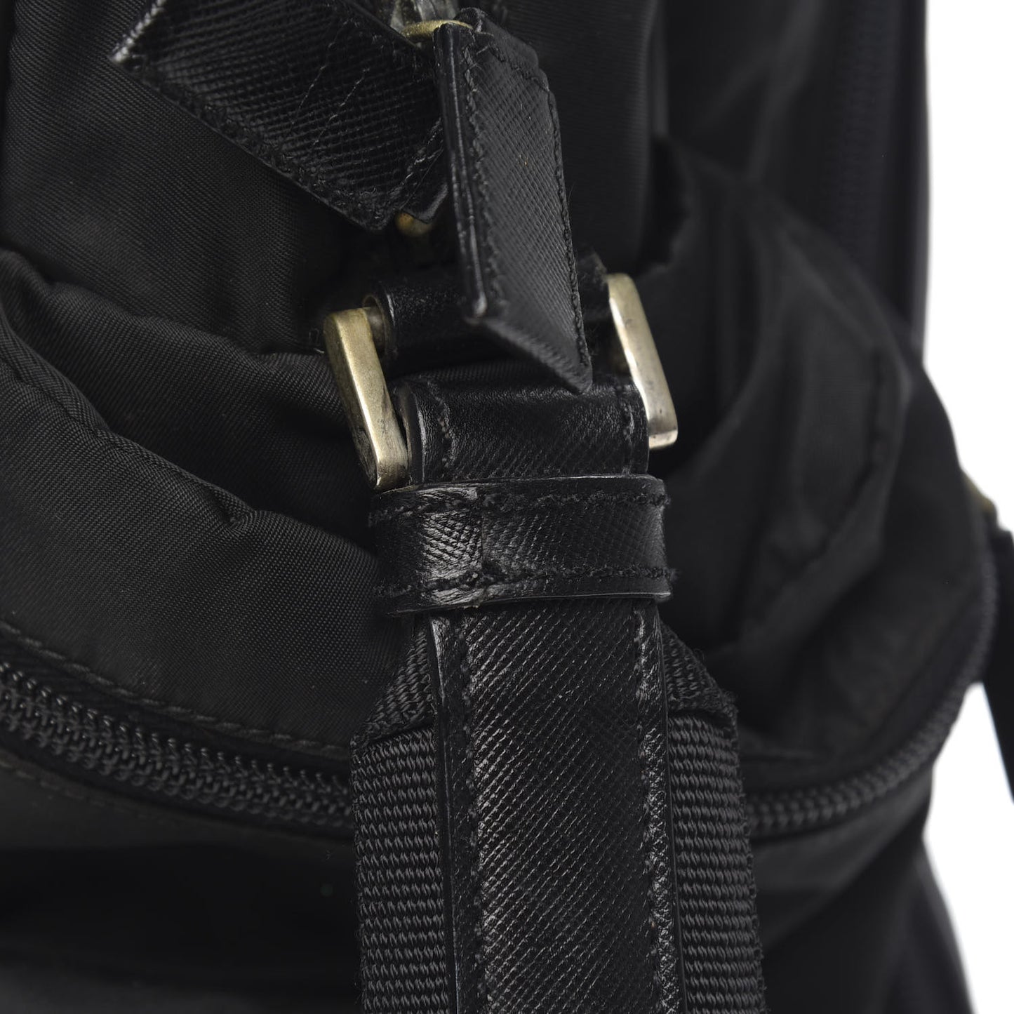 Tessuto Nylon Viaggio Travel Bag Black