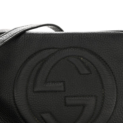 Gucci Pebbled Calfskin Small Soho Disco Bag Black 8 of 23