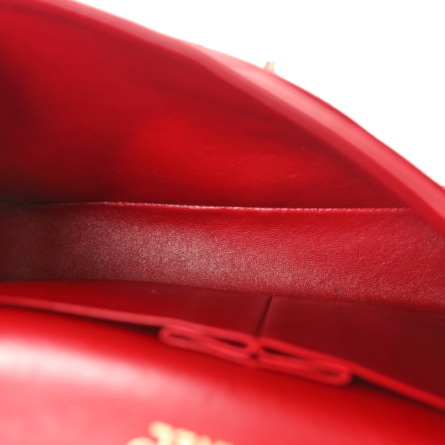 Chanel Lambskin Quilted Medium Double Flap Red 5 of 12