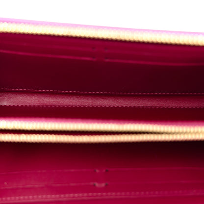 Louis Vuitton Vernis Clemence Wallet Magenta 5 of 7