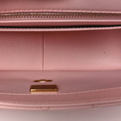 Chanel Lambskin Quilted Small Sweet Camellia Flap Light Pink 7 of 11