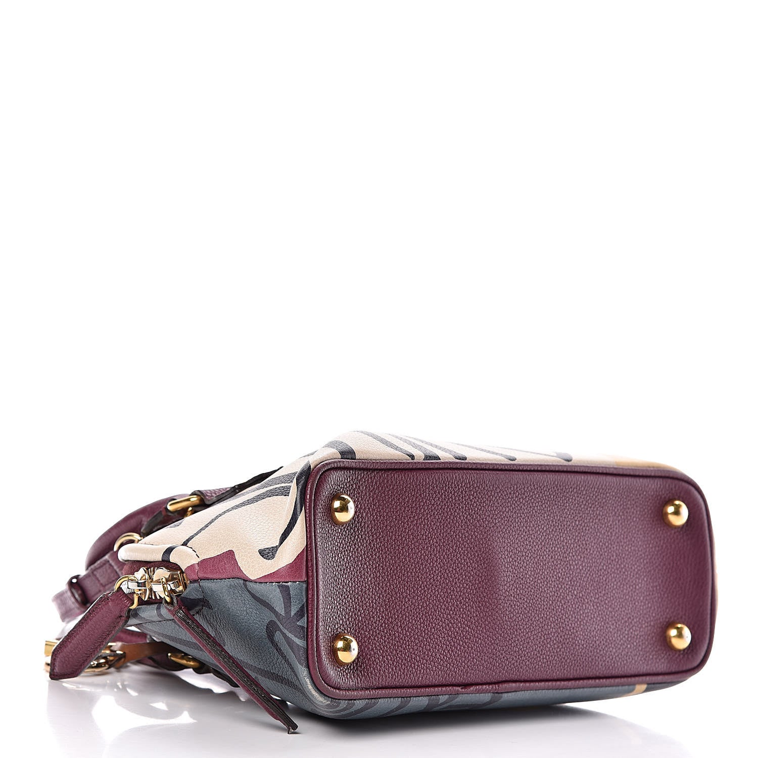 Burberry Prorsum Calfskin Printed Rain or Shine Small Bloomsbury Purple 5 of 16