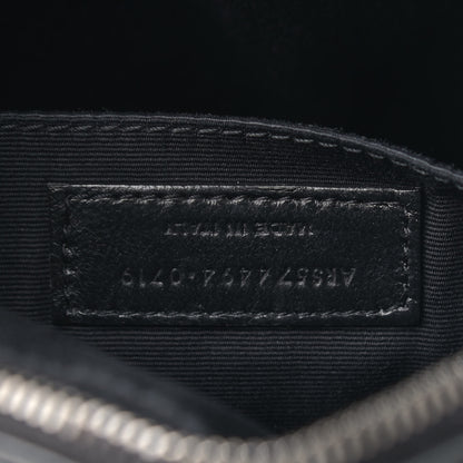 Saint Laurent Calfskin Matelasse Monogram Lou Camera Bag Black 7 of 9
