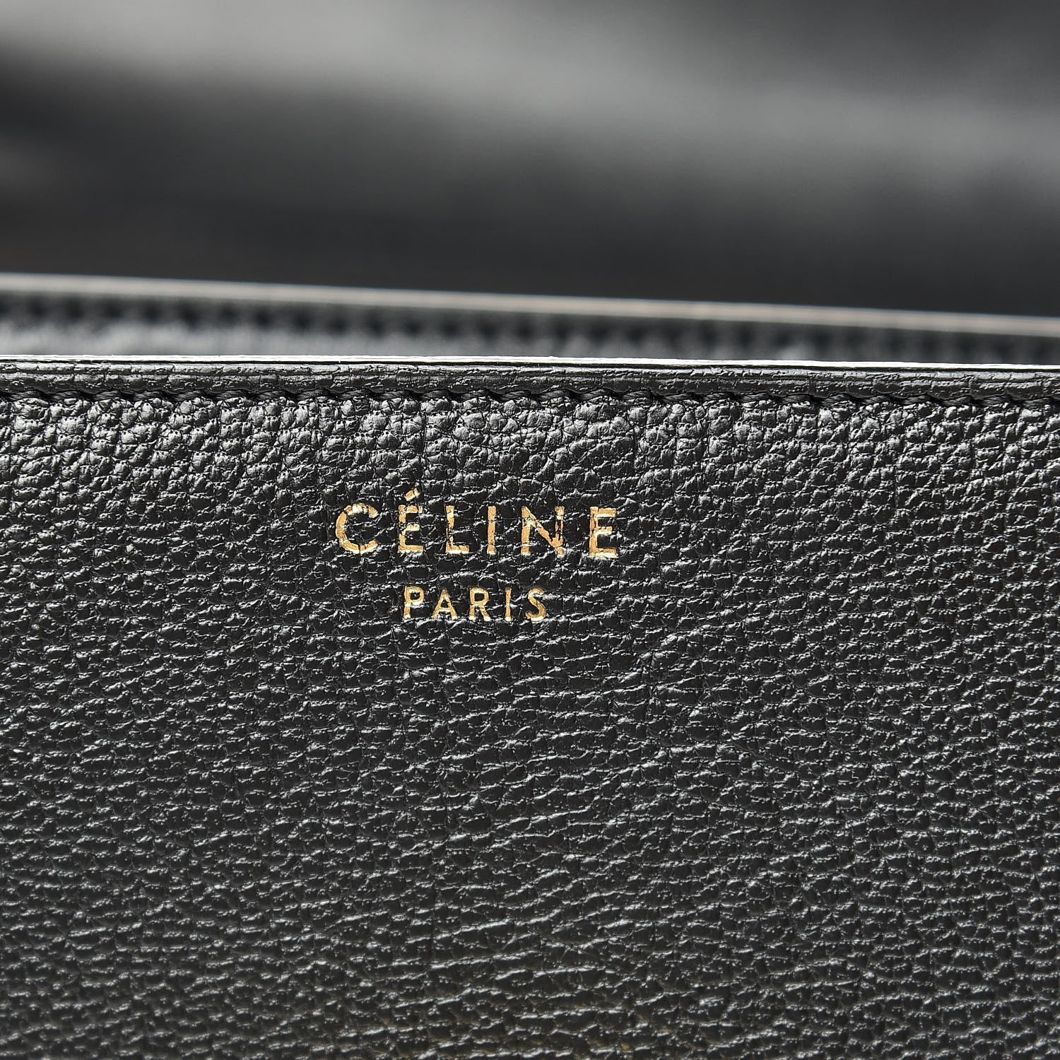 Celine Goatskin Medium Classic Box Flap Bag Black 7 of 10