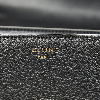 Celine Goatskin Medium Classic Box Flap Bag Black 7 of 10
