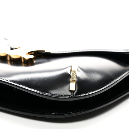 Celine Shiny Calfskin Chain Besace Triomphe Black 11 of 11