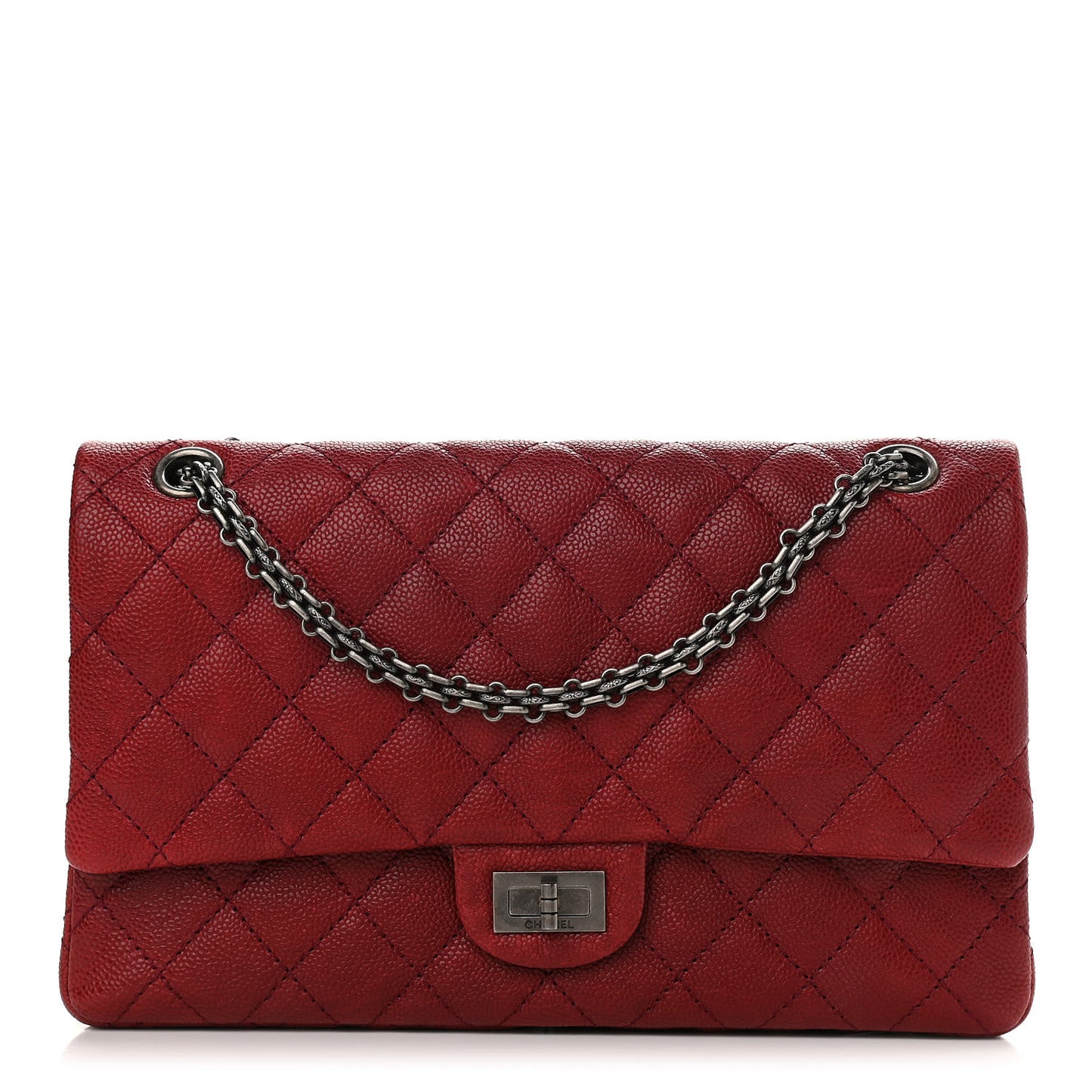 Caviar Quilted 2.55 Reissue 226 Flap Red