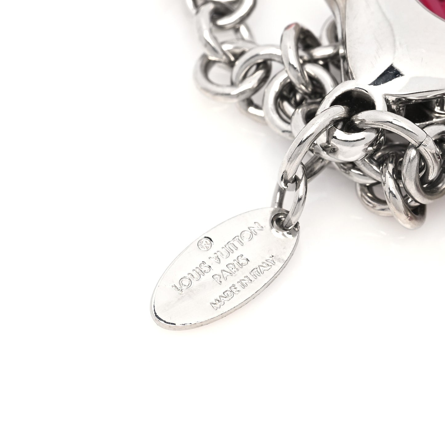 Fleur de Epi Bag Charm Fuchsia
