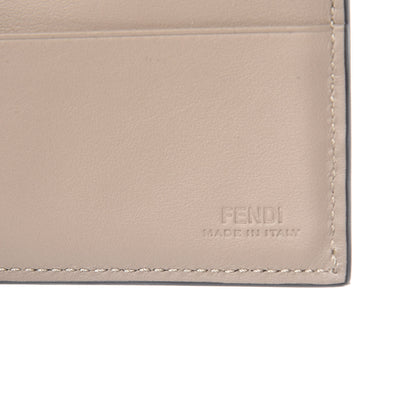 Fendi Vitello Liberty FF Stripe Bi-Fold Wallet Black Multicolor 6 of 7