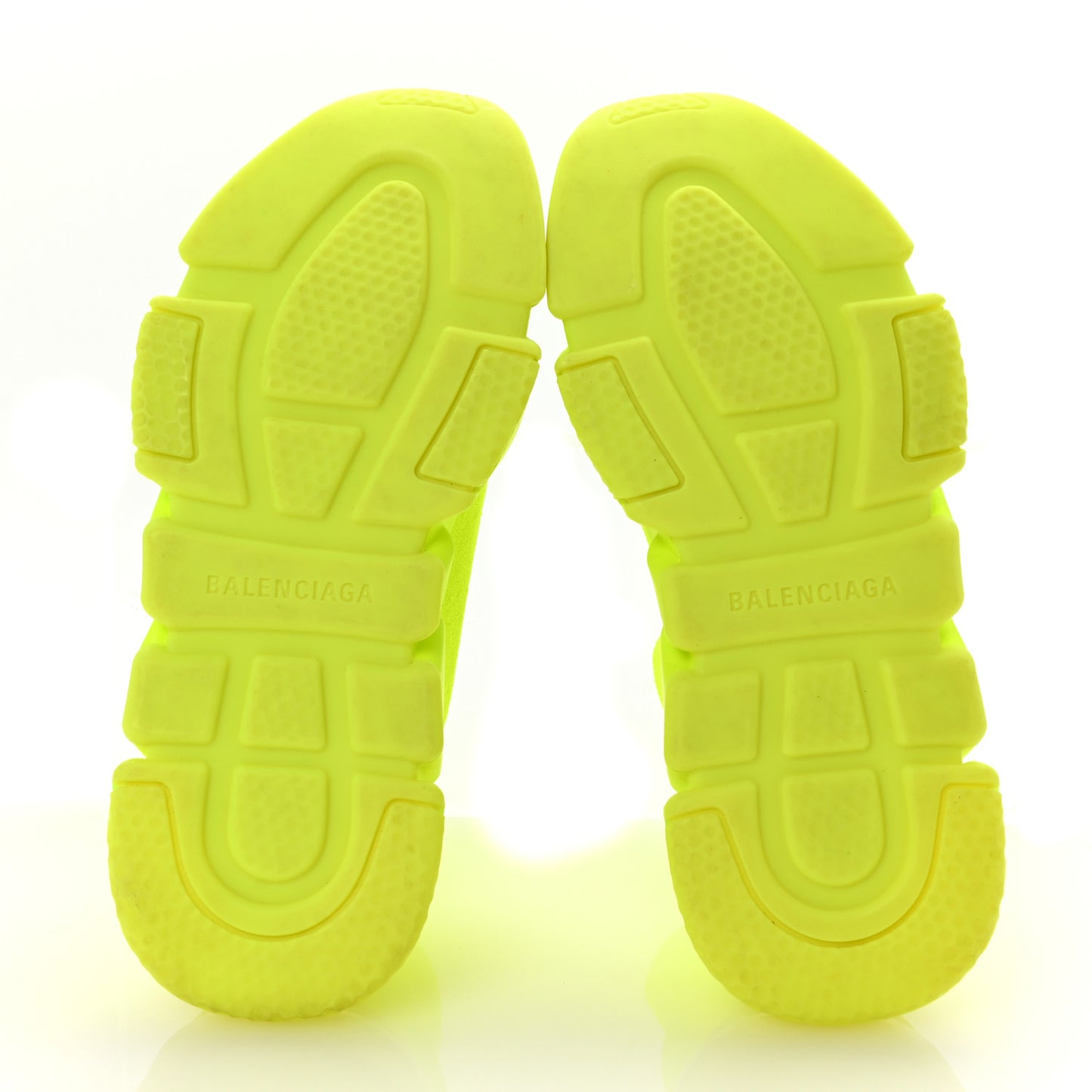 Neoprene Knit Womens Speed Clear Sole Sneakers 37 Yellow Fluo