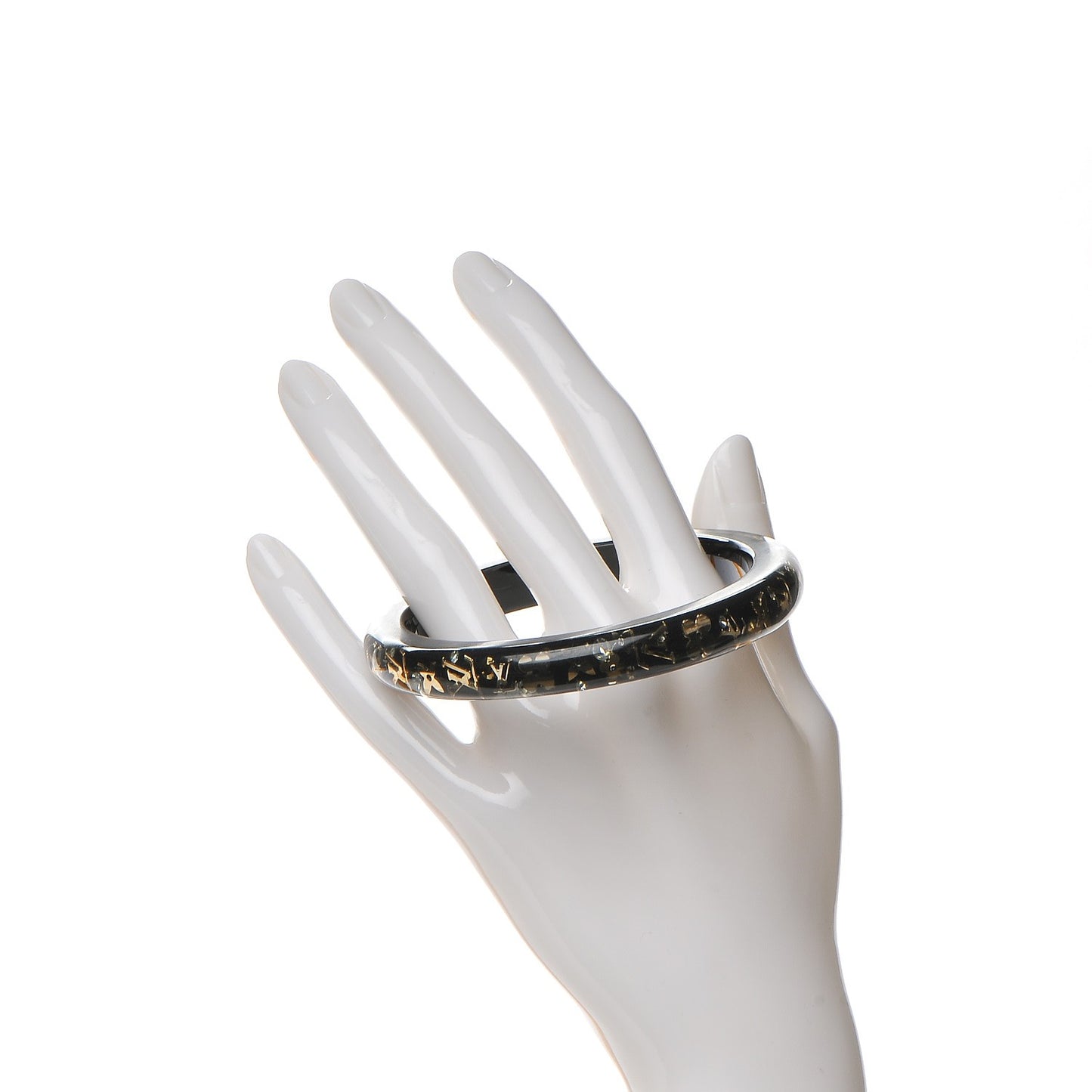 Resin Swarovski Medium Inclusion Bracelet PM Black