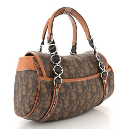 Christian Dior Monogram Romantique Trotter Flap Bag Brown 3 of 13