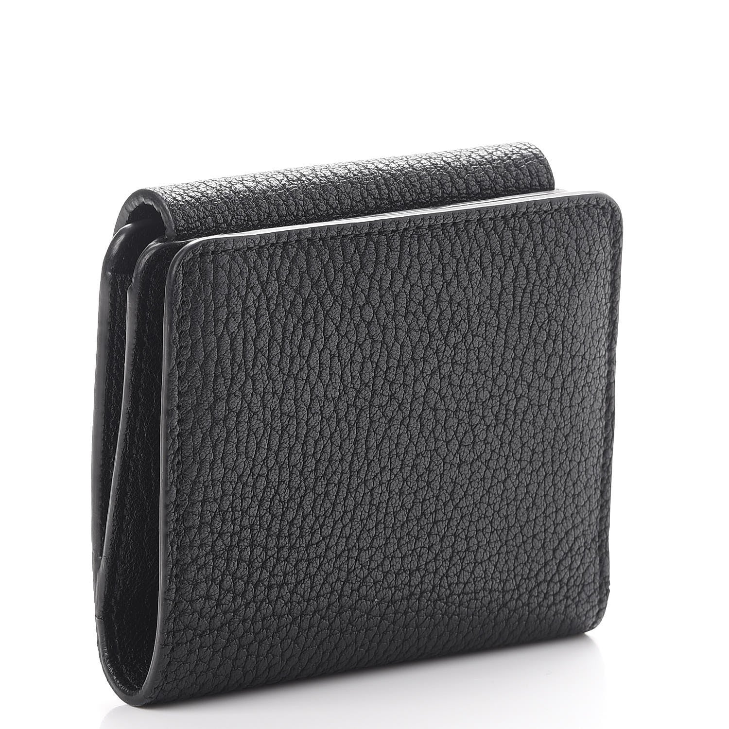 Chloe Grained Lambskin Drew Square Wallet Black 3 of 10