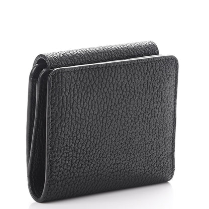 Chloe Grained Lambskin Drew Square Wallet Black 3 of 10