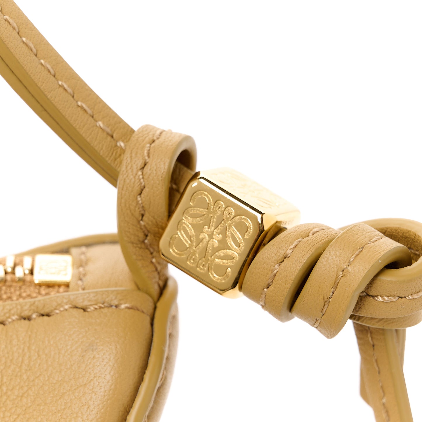 Calfskin Mini Hammock Hobo Sahara