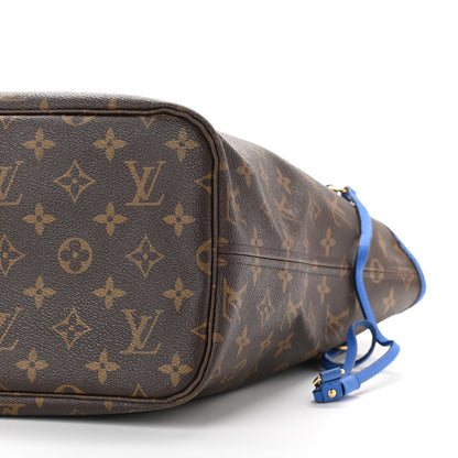 Louis Vuitton Monogram Articles de Voyage Ikat Neverfull MM Grand Blue 9 of 13