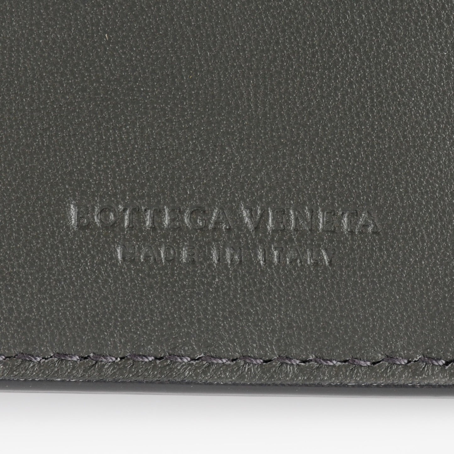 Nappa Intrecciato Continental Wallet Grey