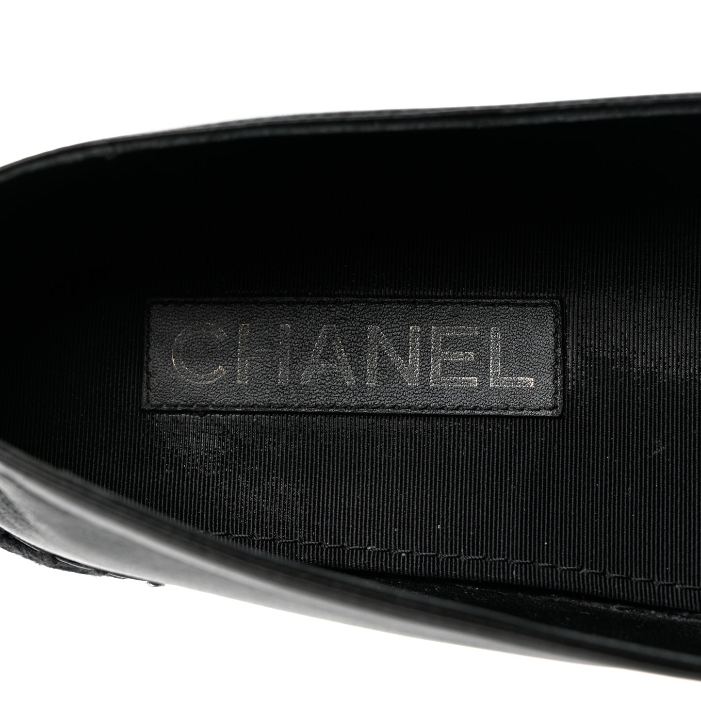 Lambskin Quilted CC Logo Espadrilles 41 Black