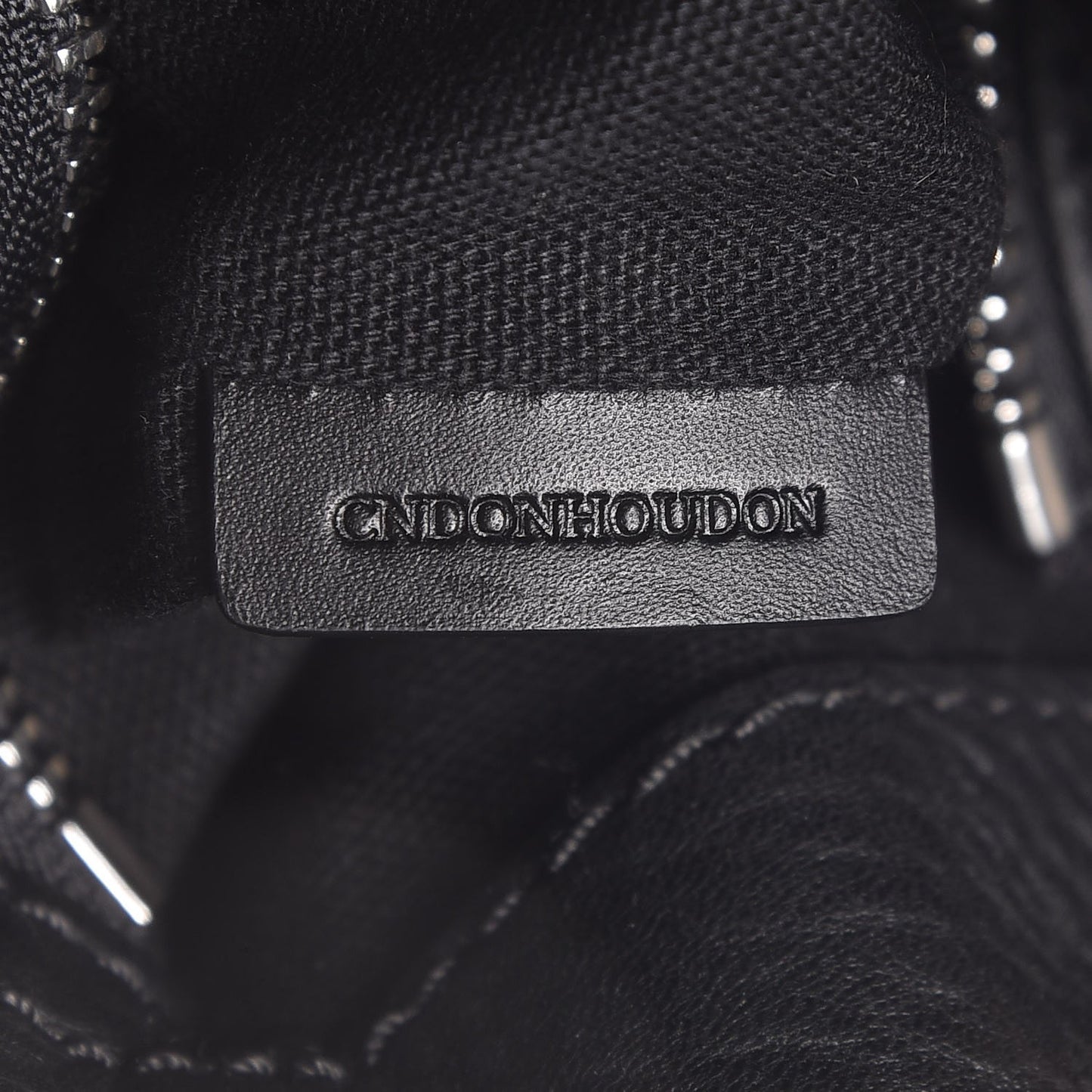 Canvas Mega Check Grained Calfskin Medium Harcourt Satchel Black