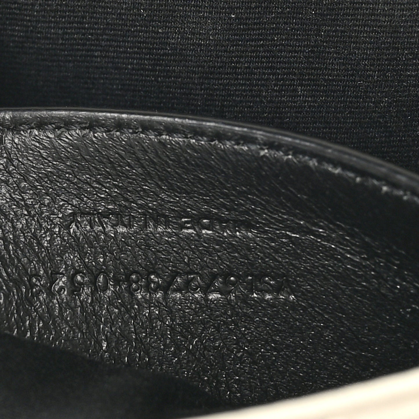 Lambskin Quilted Monogram Mini Nolita Crema Soft
