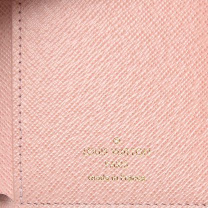 Louis Vuitton Damier Azur Victorine Wallet Rose Ballerine 6 of 7