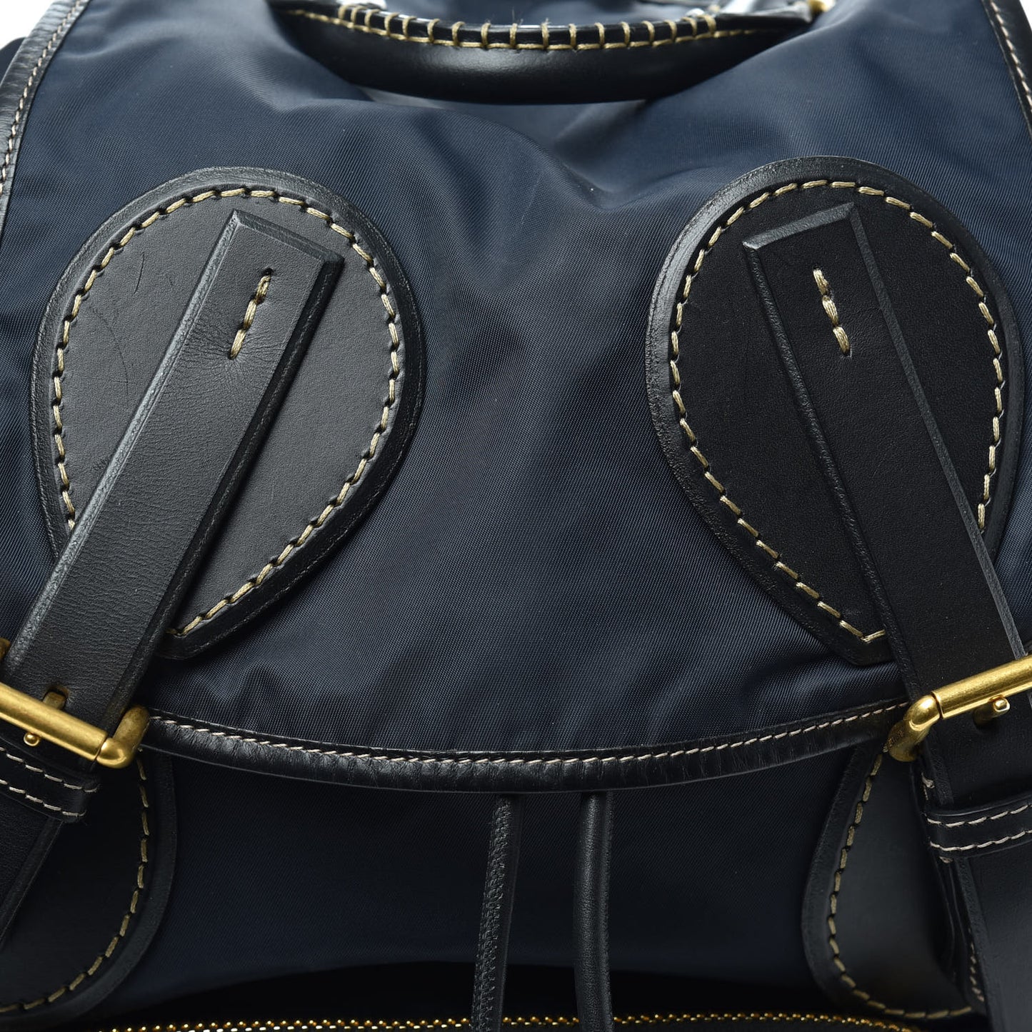 Nylon Large Rucksack Backpack Blue