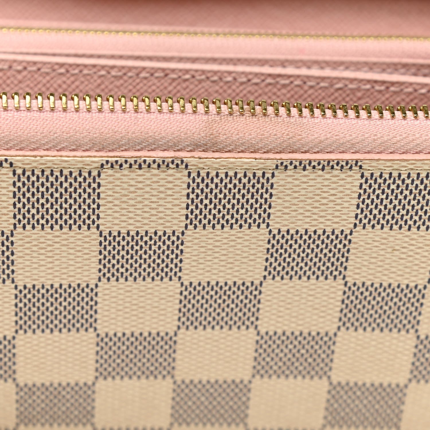 Louis Vuitton Damier Azur Zippy Wallet Rose Ballerine 11 of 11