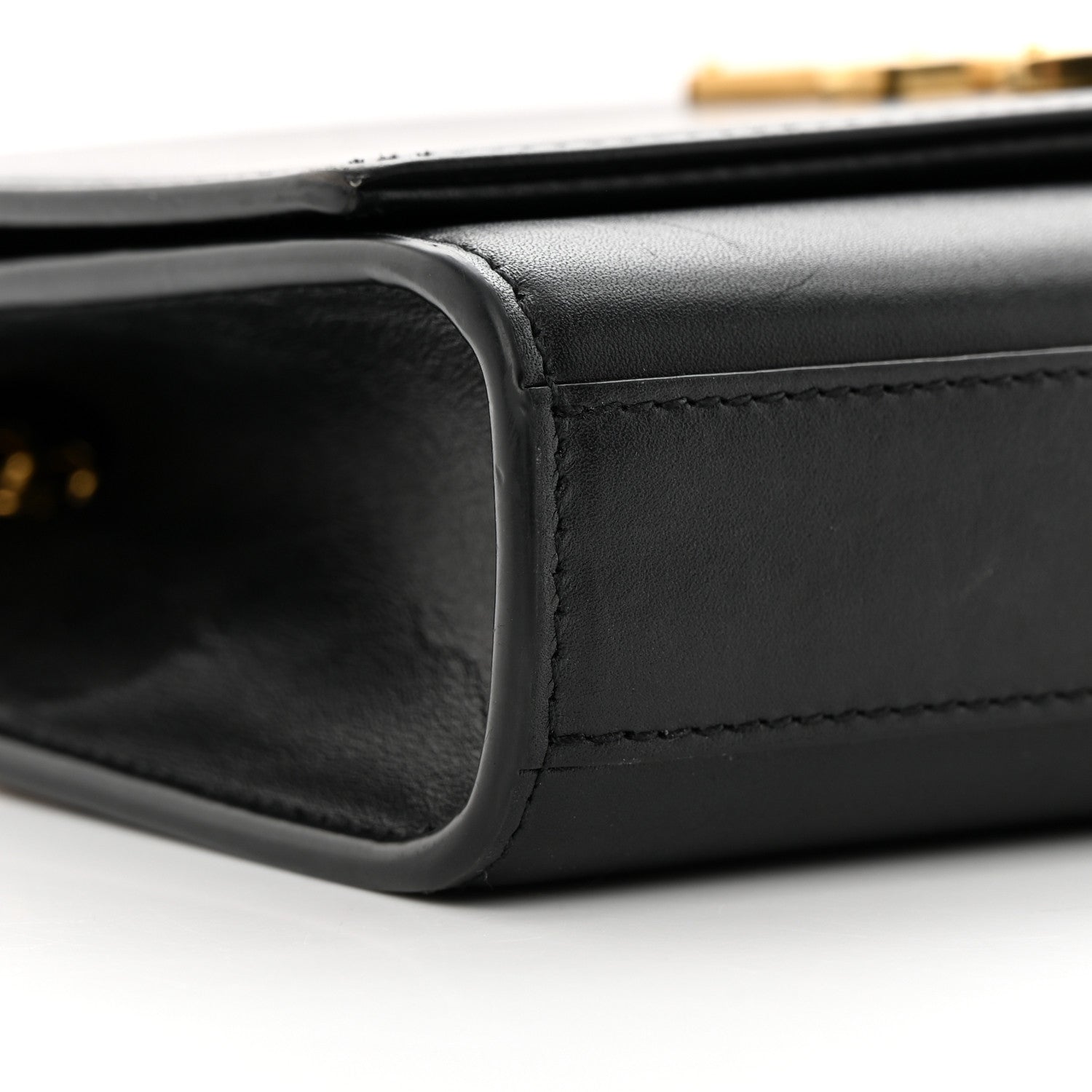 Saint Laurent Calfskin Small Classic Monogram Kate Tassel Satchel Black 9 of 17