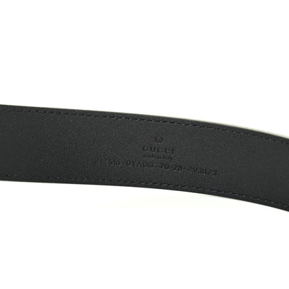 Gucci Plutone Calfskin Double G 30mm Belt 70 28 Black 3 of 5