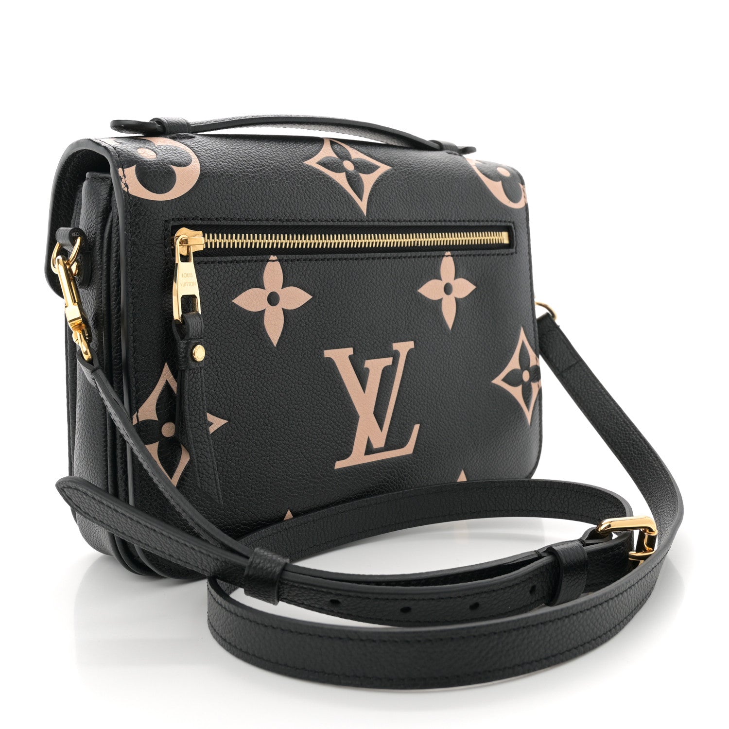 Louis Vuitton Empreinte Monogram Giant Pochette Metis Black Beige 3 of 10