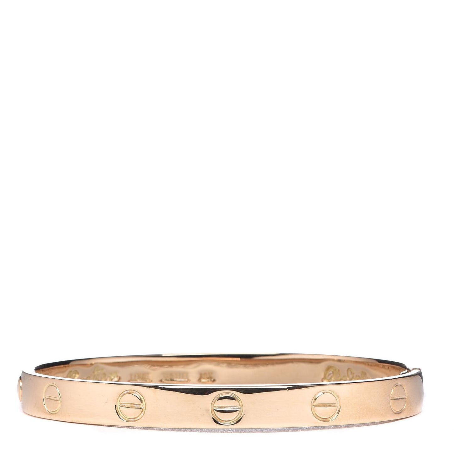 18K Yellow Gold Aldo Cipullo LOVE Bracelet 16