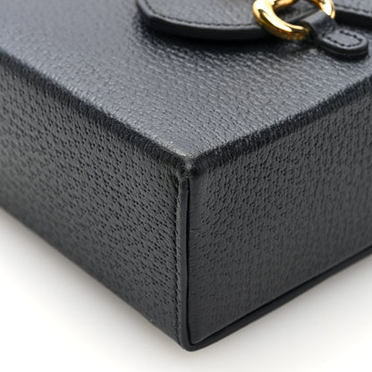 Gucci Dollar Calfskin Vertical Horsebit 1955 Crossbody Bag Black 9 of 10