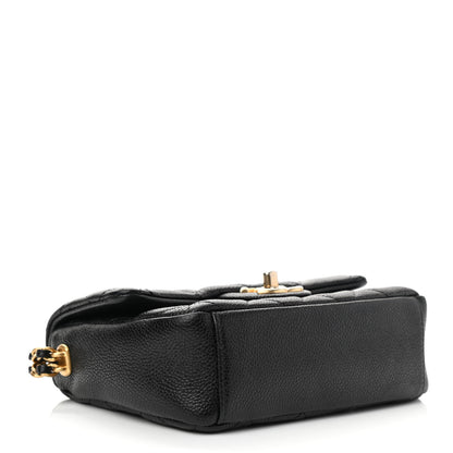 Chanel Caviar Quilted Mini Chain Soul Flap Black 4 of 9