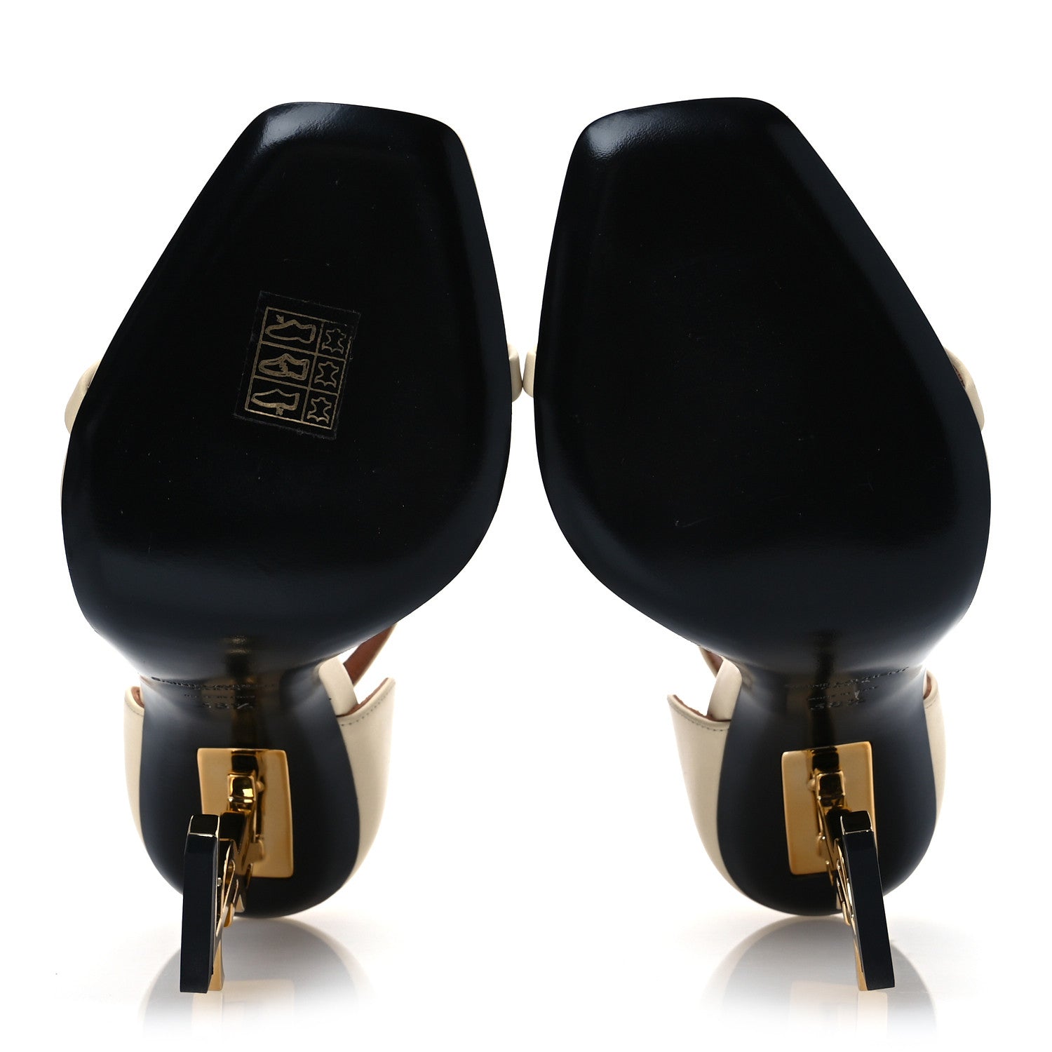 Saint Laurent Calfskin 110 Opyum Sandals 38.5 Real Beige 7 of 11