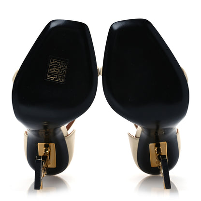 Saint Laurent Calfskin 110 Opyum Sandals 38.5 Real Beige 7 of 11