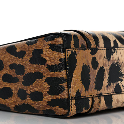 Balenciaga Calfskin Printed Leopard XXS Everyday Tote Beige White 8 of 9