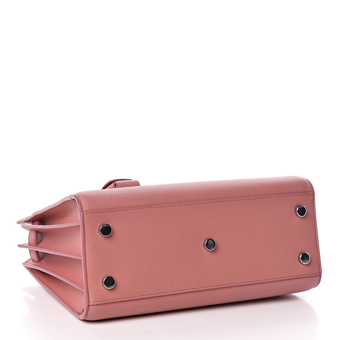 Grained Calfskin Baby Sac De Jour Dark Rose