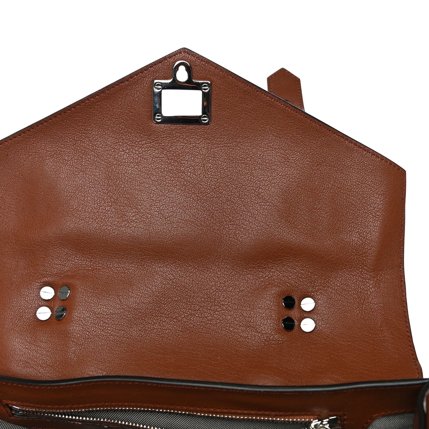 Proenza Schouler Calfskin Suede Tiny PS1 Satchel Chocolate 11 of 18