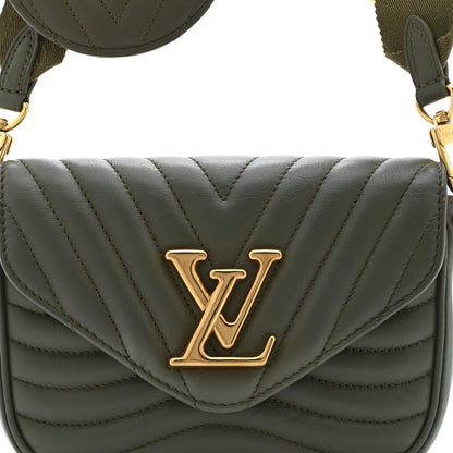 Louis Vuitton Calfskin New Wave Multi Pochette Kaki 8 of 10