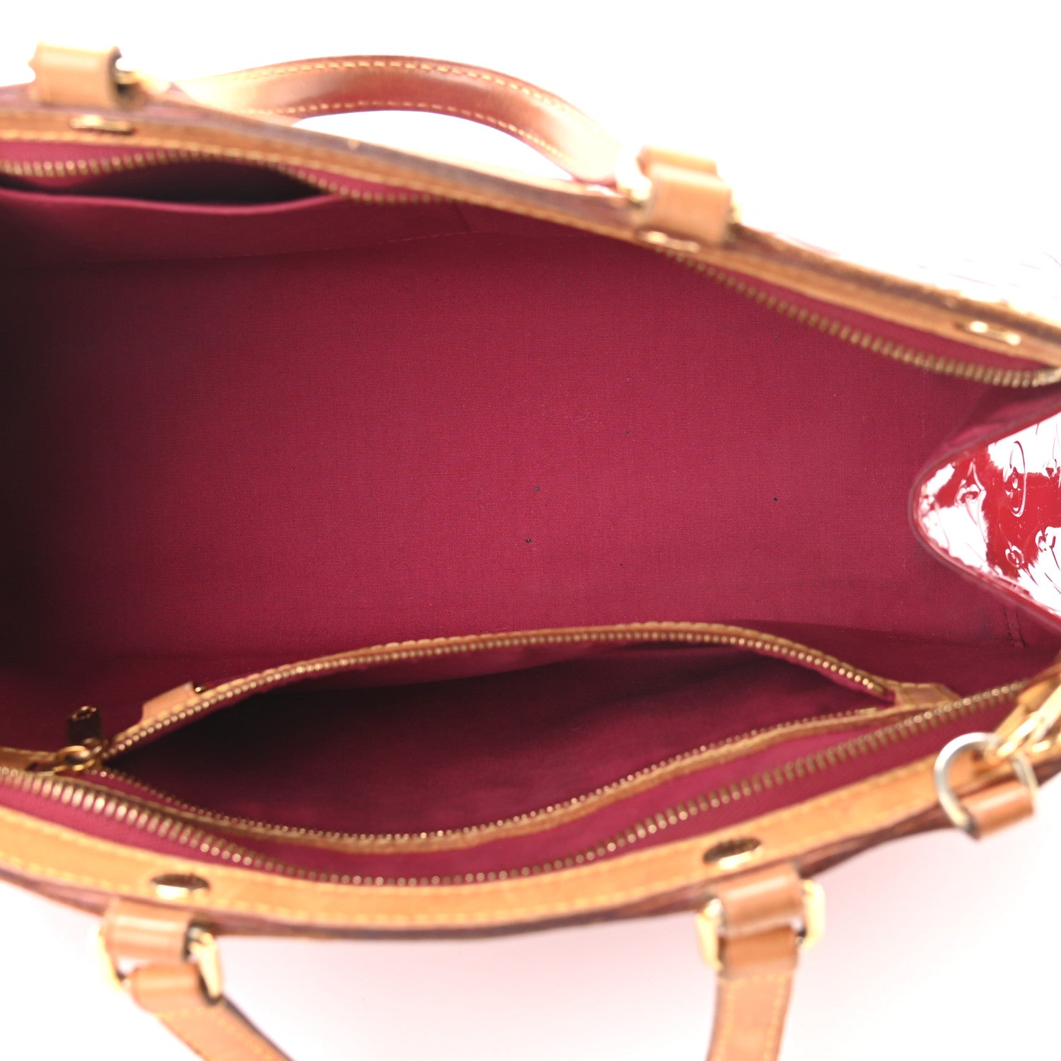 Louis Vuitton Vernis Brea MM Rose Litchi 4 of 15